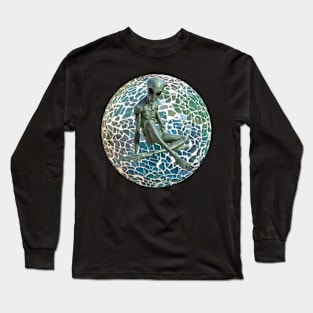 Alien Chillin on his Planet Long Sleeve T-Shirt